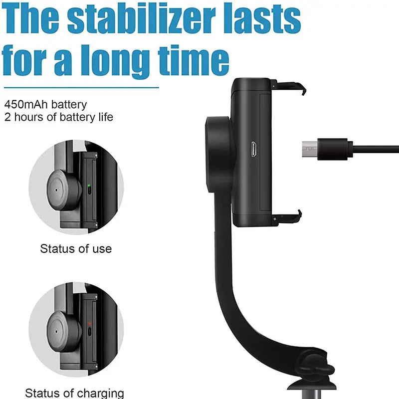 Hot new Camera Accessories H5 Mobile Phone Stabilizers Video Steadicam Handheld Smartphone Gimbal Stabilizers