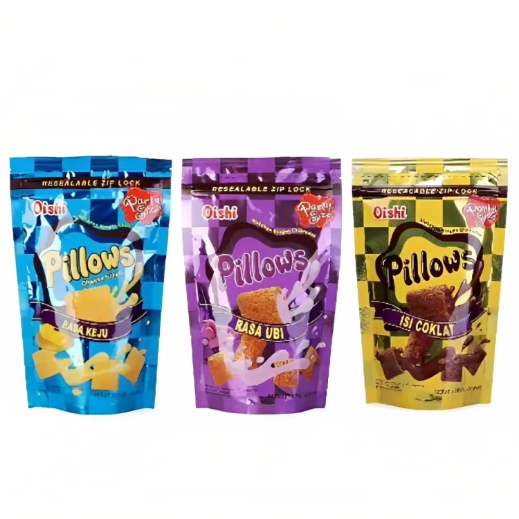 Pillow Snack 110gr chocolate sweet potato cheese flavour high grade snack best seller snack for wholesaler and distributor