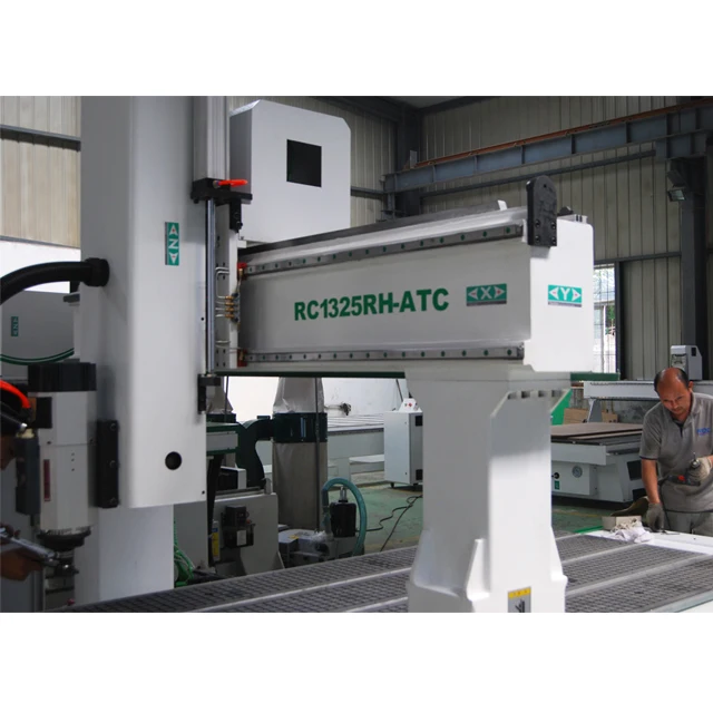 4*8 RC1325RH-ATC 4axis cnc router machine wood carving machine from jinan
