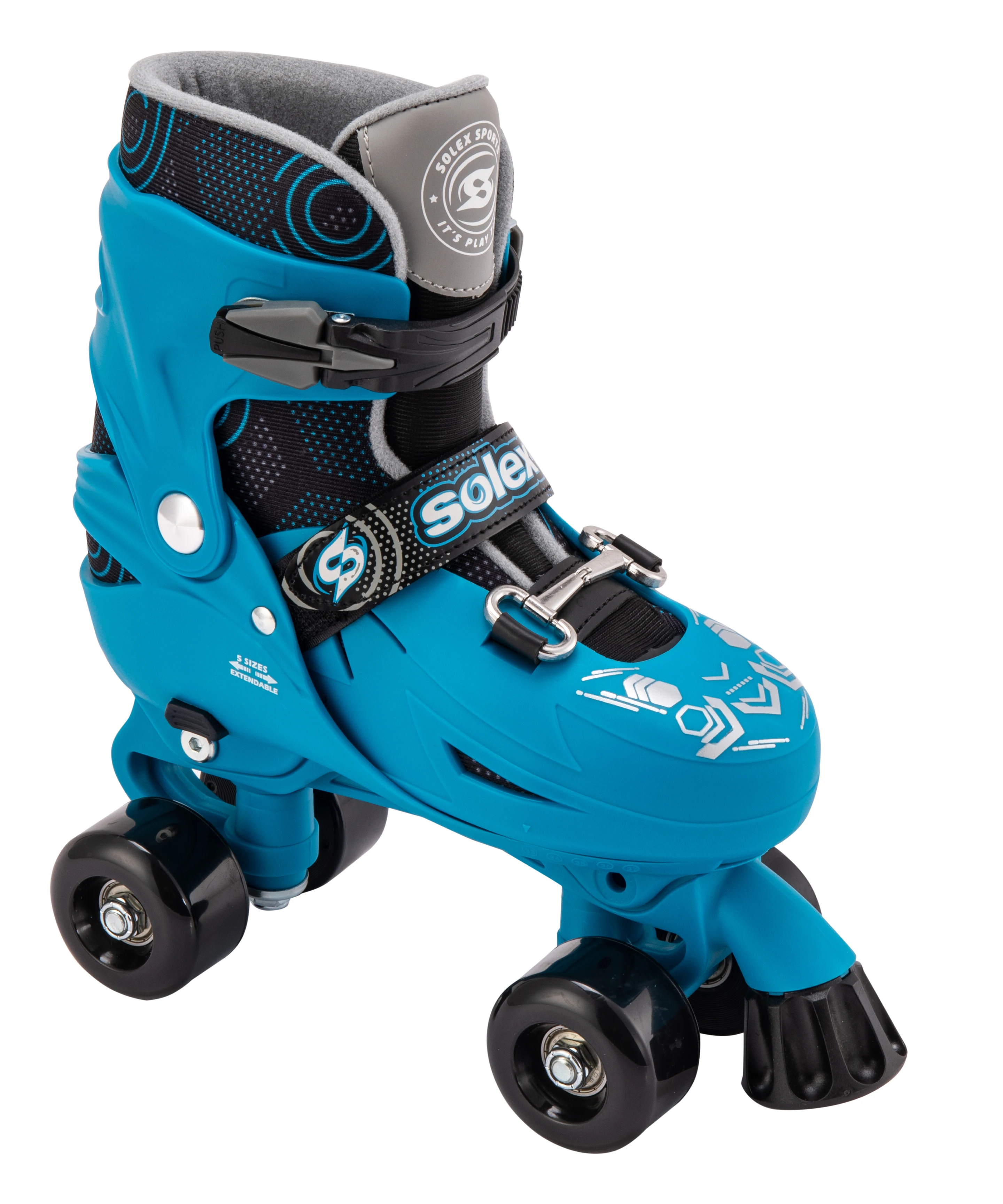 5 sizes adjustable yellow roller skates