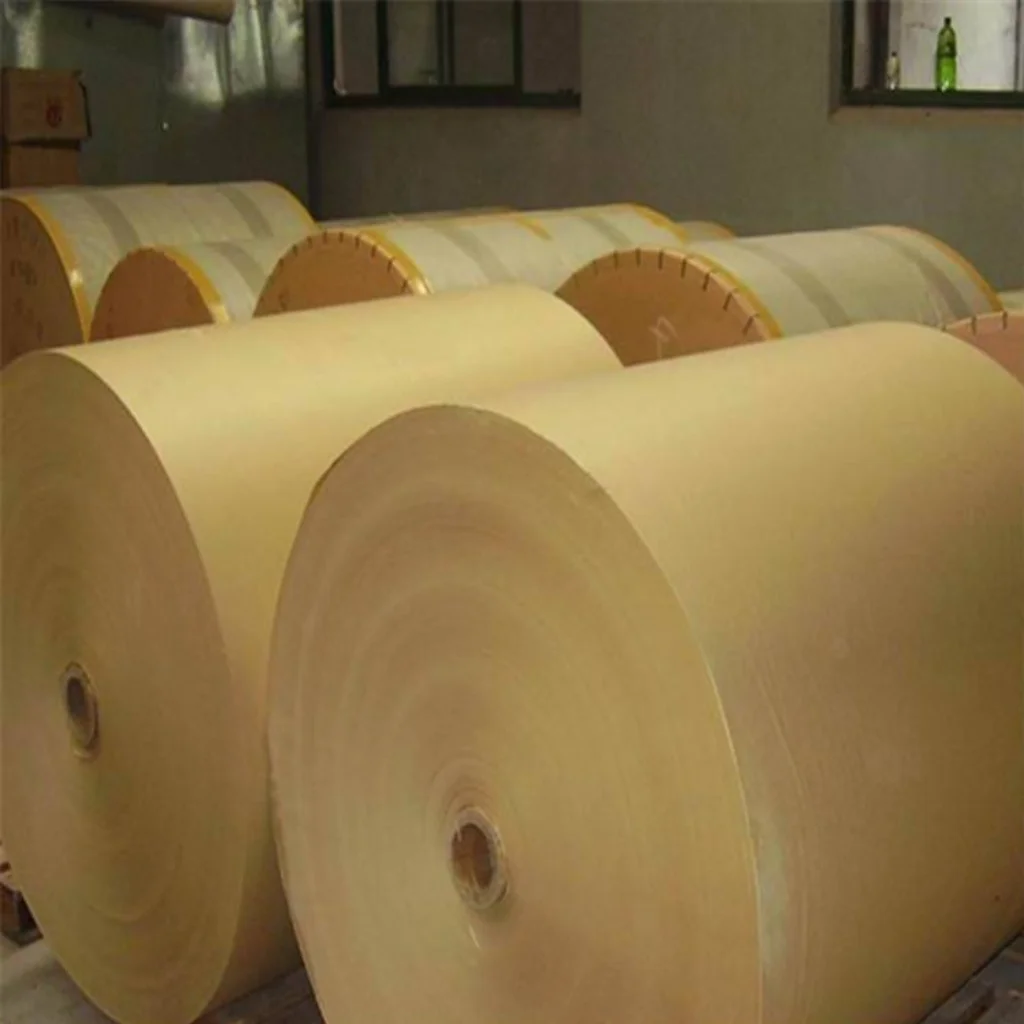 PE coated kraft paper roll for jumbo roll and sheet greaseproof paper use for food wrapping meat wrapping sandwich wrap paper