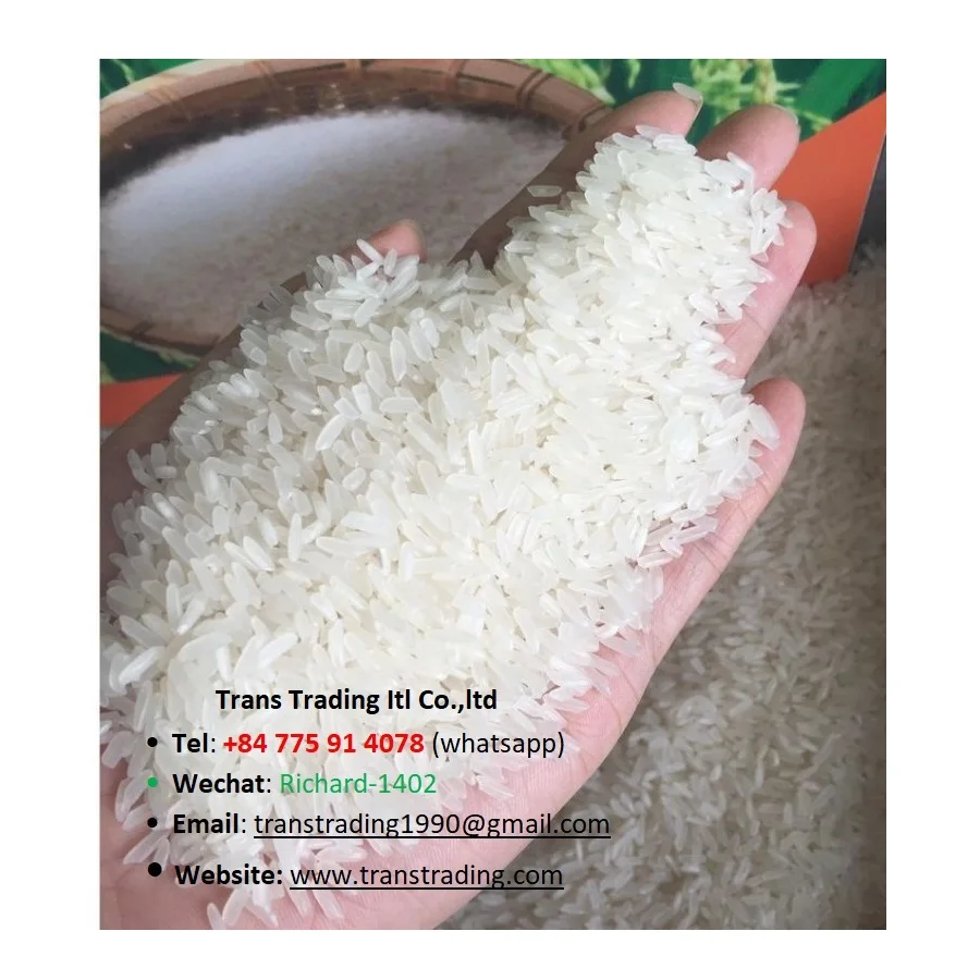 Fragrant Vietnamese Rice For Export 100% Jasmine Rice Long Grain White Rice with Low Price