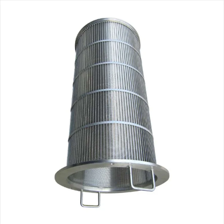 Stainless steel 304 316L Johnson screen wedge wire rotary drum trommel filter screen