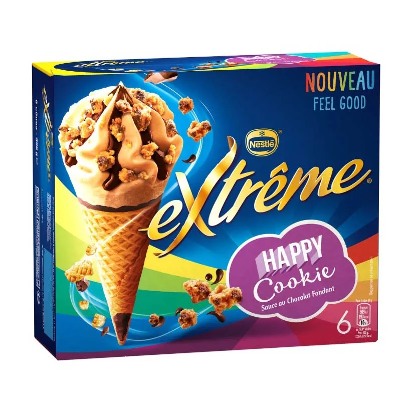 Hot selling wholesales Halal certified coconut ice-cream flavor Extreme Ice Cream Potong Traditional Dessert Series