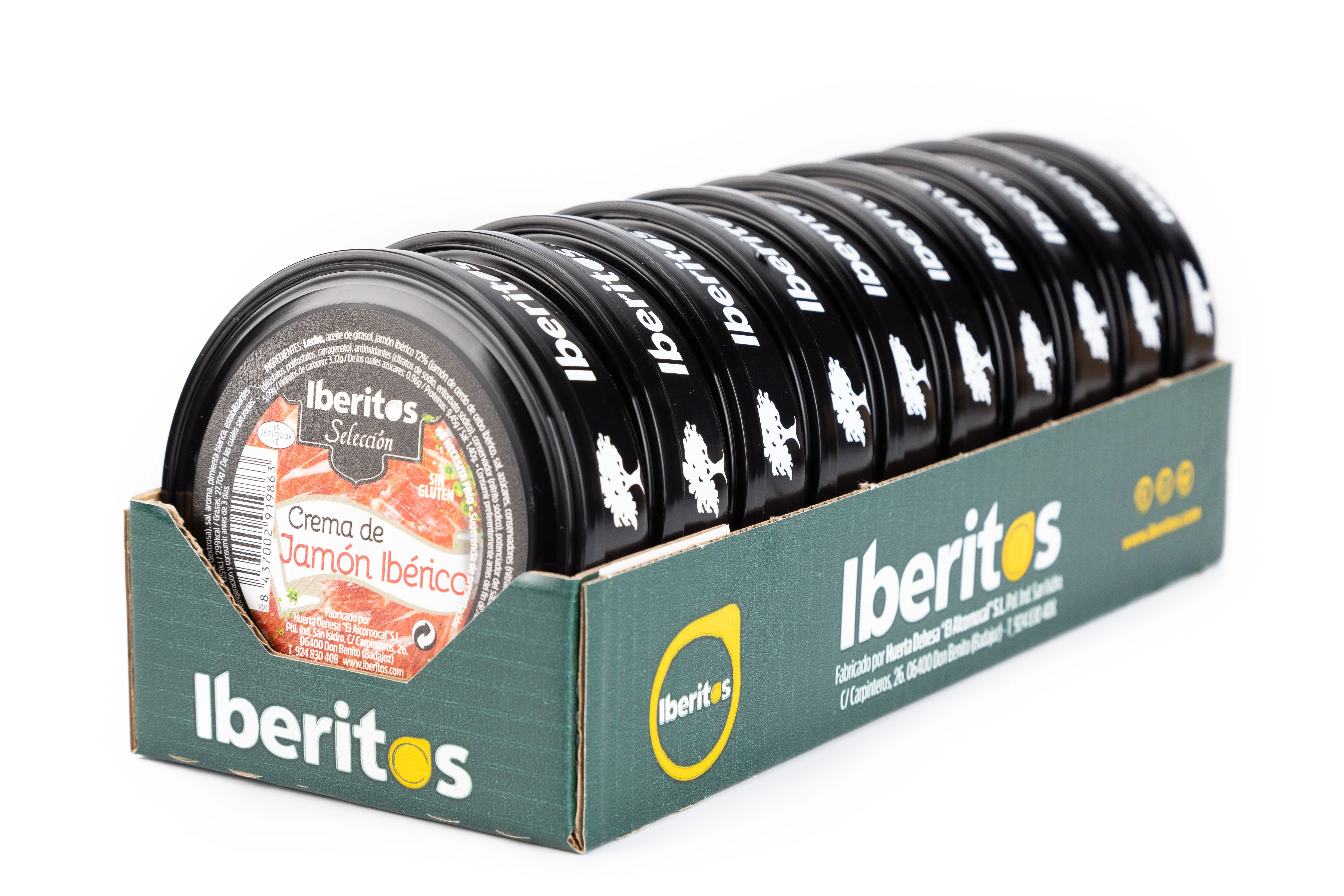 Iberitos вкусный пашет из иберианы с подносом для выпечки 10 банок X 140 г оптовая
