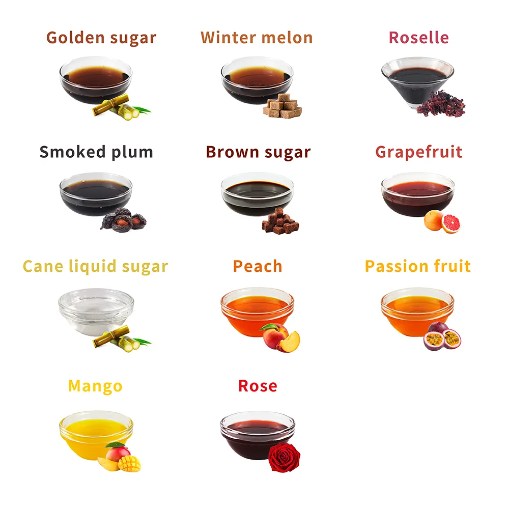 hot sales Cane Sugar syrup for various drinks and frozen desserts blackberry patch peach syrup 8 oz