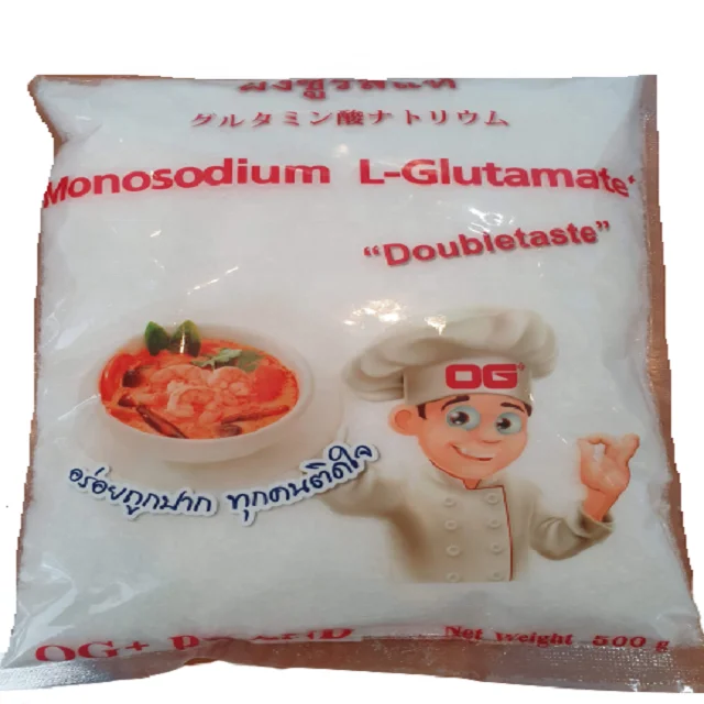 Monosodium Glutamate 80 Mesh Flavor Enhancer for Variety of Foods from Thailand Packing 500g/Bag
