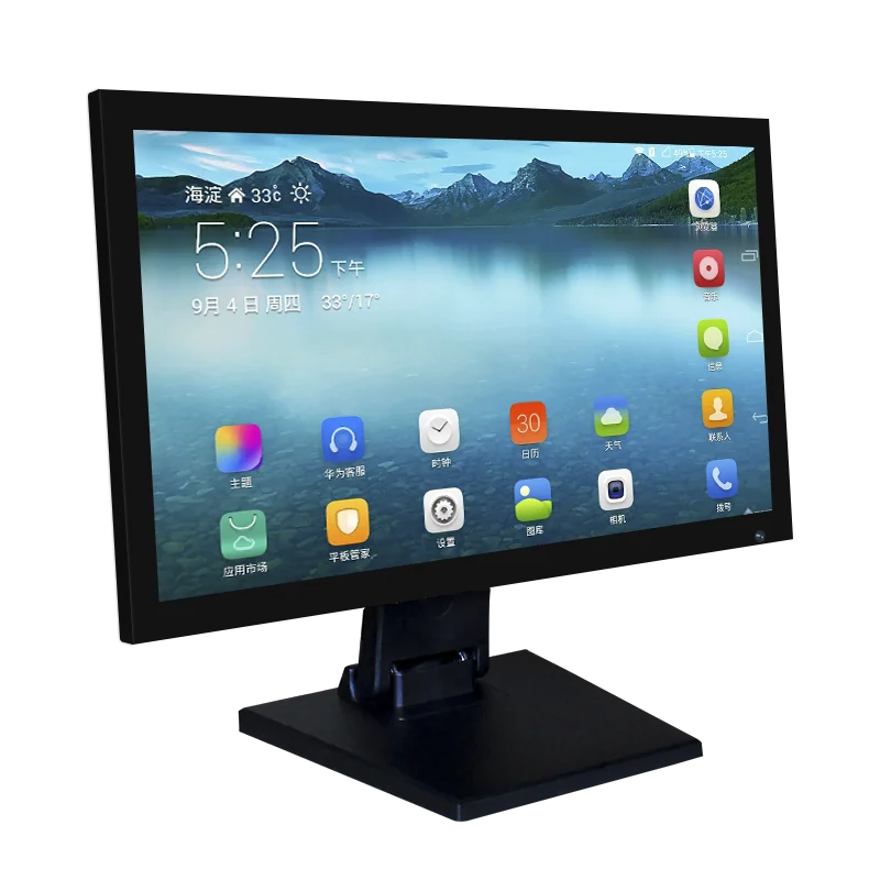 Zwba15 'сенсорный экран Pos монитор Oem истинный плоский сенсорный для системы точек продаж