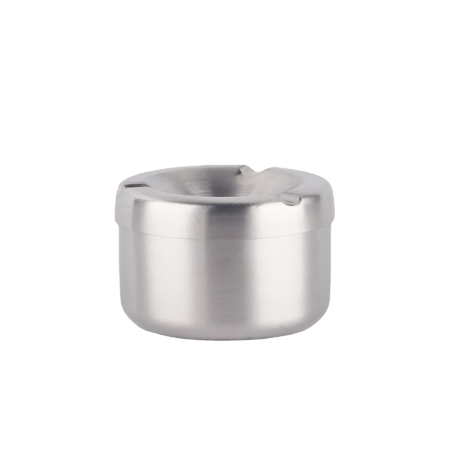 Creative Stainless Steel Ashtray Windproof And Fall-proof European Household Ashtray