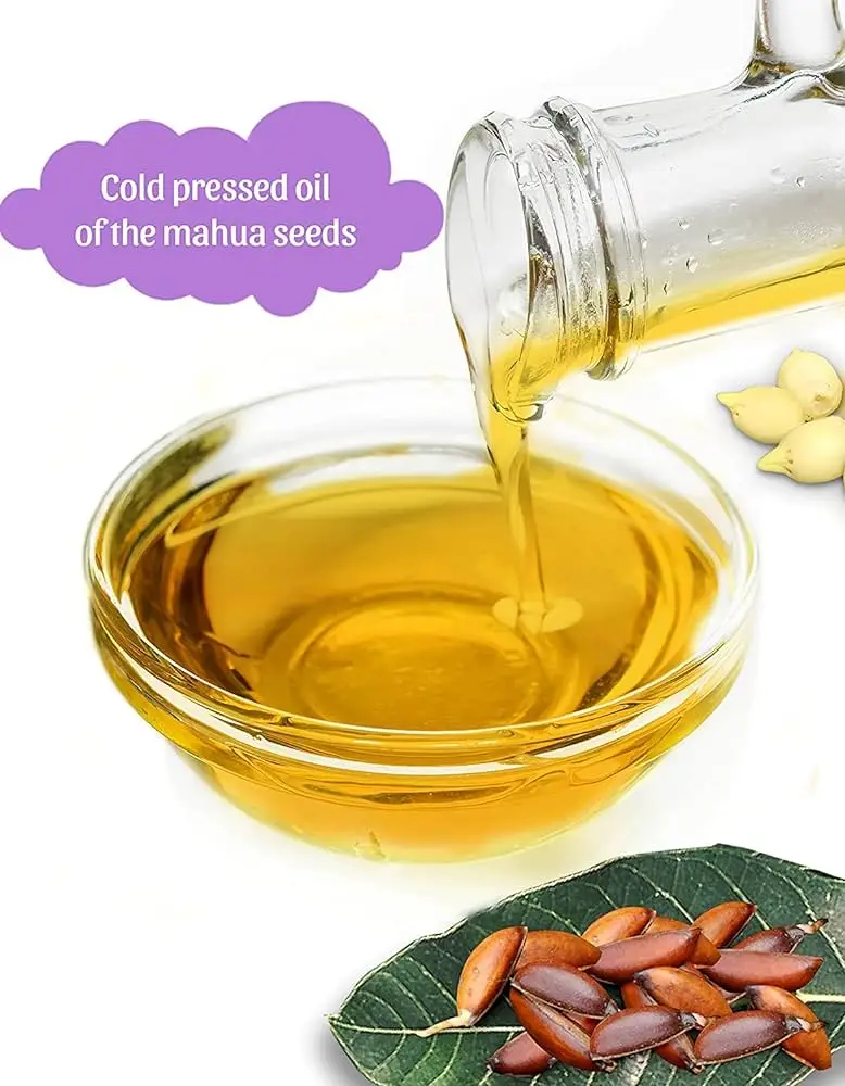 100% Pure and Natural Cold Pressed Carrier Mahua Oil Used in Hair Growth and Massage Oil Wholesale Supplier & Exporter In India