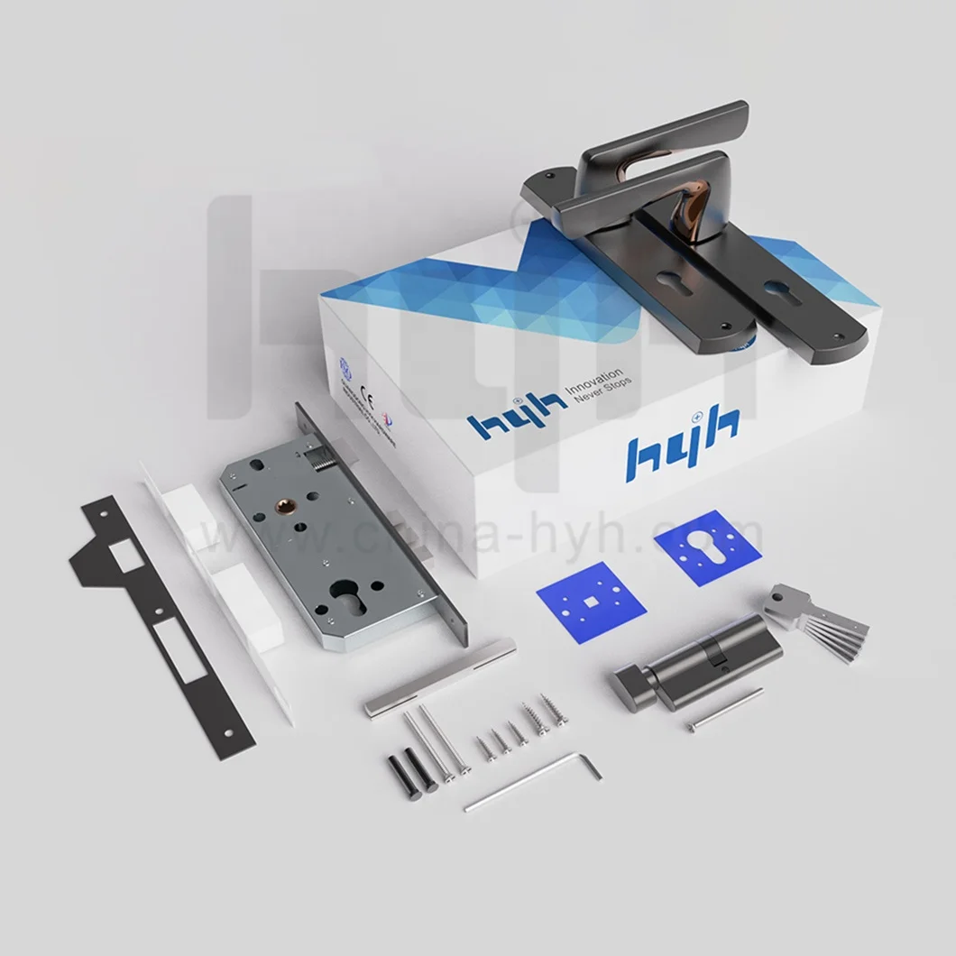 Guangdong-hyh hardware High Quality  Cylinder Handle Mortise Door Lock with European Design