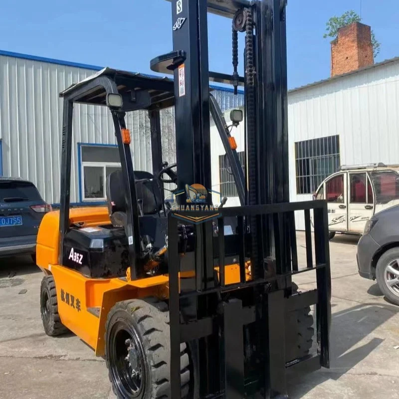 Used Original China Brand Hangzhou A35Z A30 3.5 Ton Diesel Forklift Trucks Used High Quality Low Price for Sale