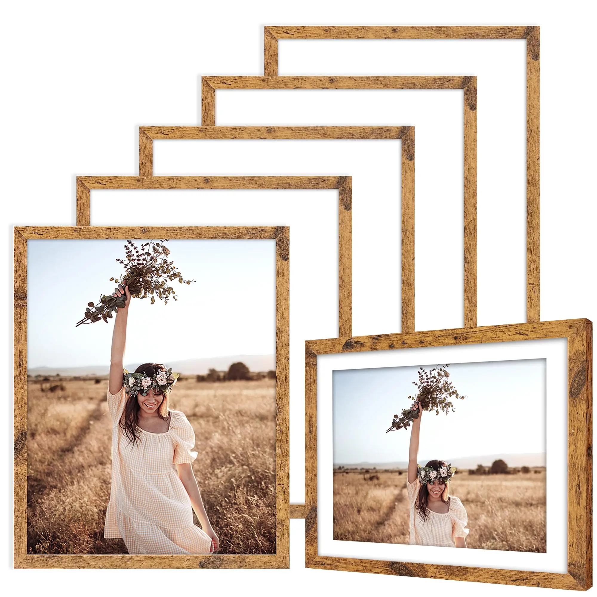 Wholesale Wooden Table-Top & Wall Hanging Photo Frame | Solid Wood Picture Frame for Table Decor, Wall Decor