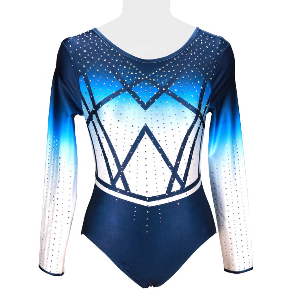Wholesale Newest Youth Gymnastic Sublimation Spandex Leotard Breathable Custom Rhythmic Gymnastics Leotard