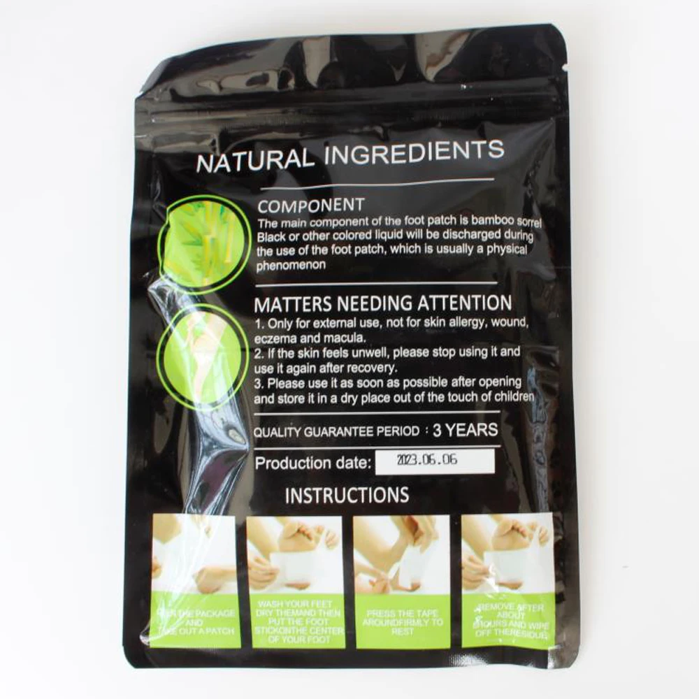 Most Popular Products For Foot Patch Natural Ginger Bamboo Detox Foot Patches