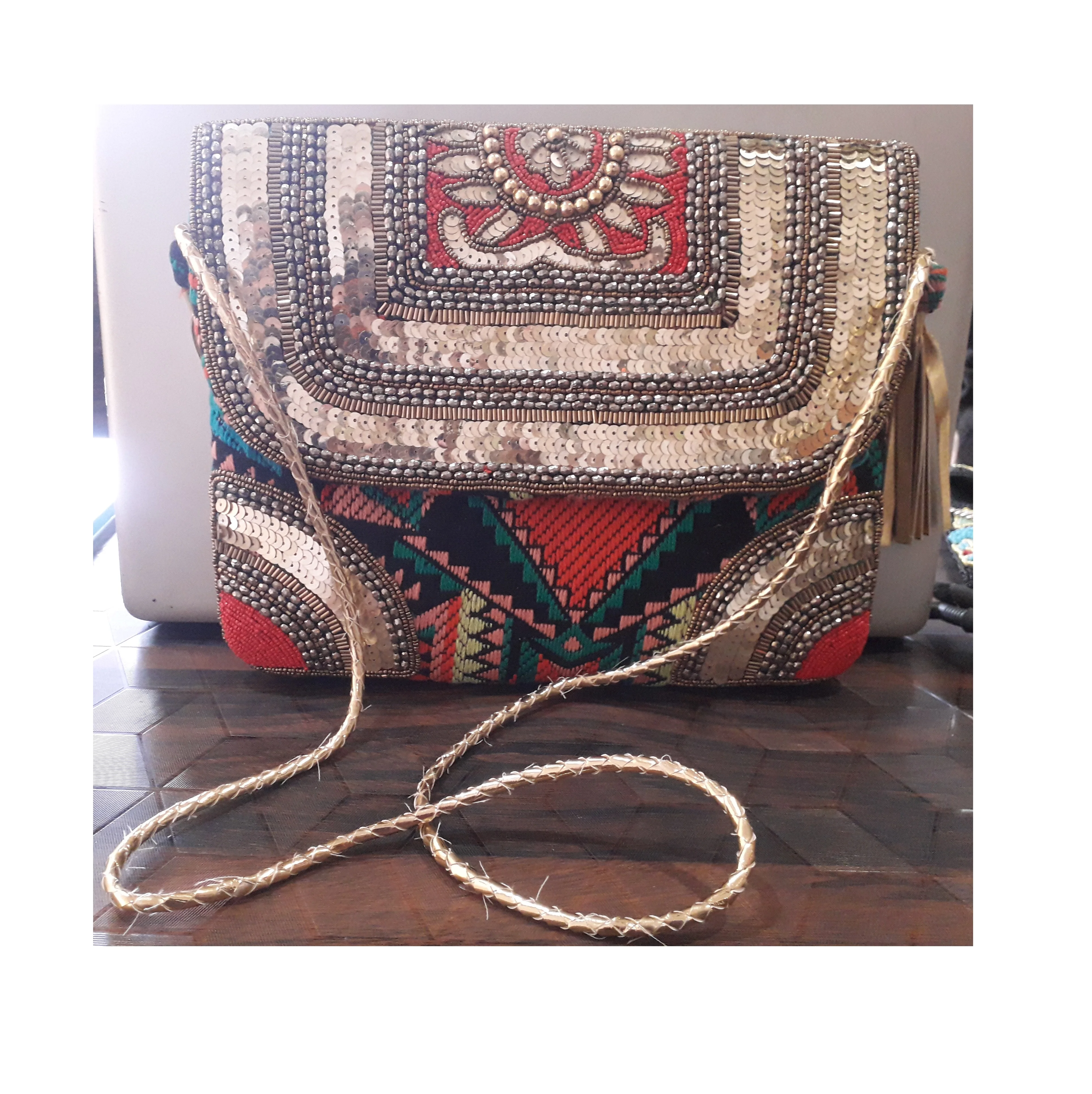 Envelope Evening Clutch Bag luxury women Handcrafted Bags Women Trendy Fancy Clutch India Beaded Clutch Bag  Guru Kirpa Export