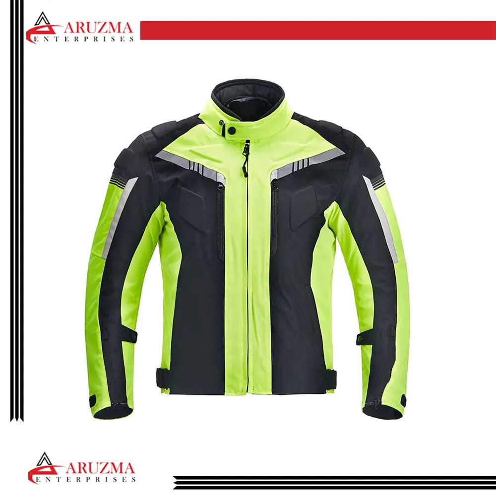 Motorcycle Jacket Mesh/Cordura Material Safety Features Waterproof All-Weather