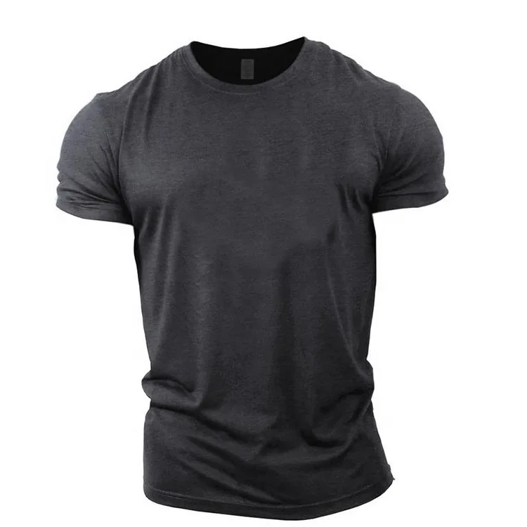 GAF Wholesale Men Gym Raglan T-Shirt Light Grey Blank Solid Relaxed Fit Chilling Out Fitness Wear T-Shirt