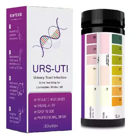 Лидер продаж в 2024 горячая продукция-UTI тест-полоски для инфекции мочевыводящих путей (UTI) лейкоциты нитрит pH 100 полоски
