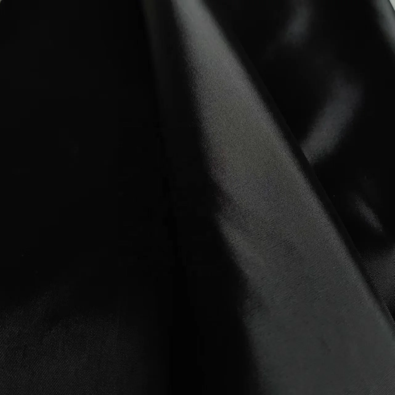 75d polyester pongee fabric waterproof  240T pongee lining woven plain wholesale for jacket