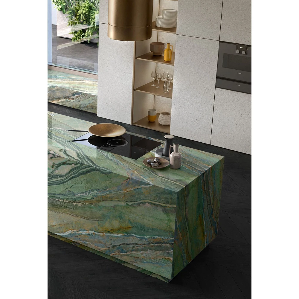 High on Demand Best Quality Product Unique Spider Green Kitchen Marble At Competitive Price