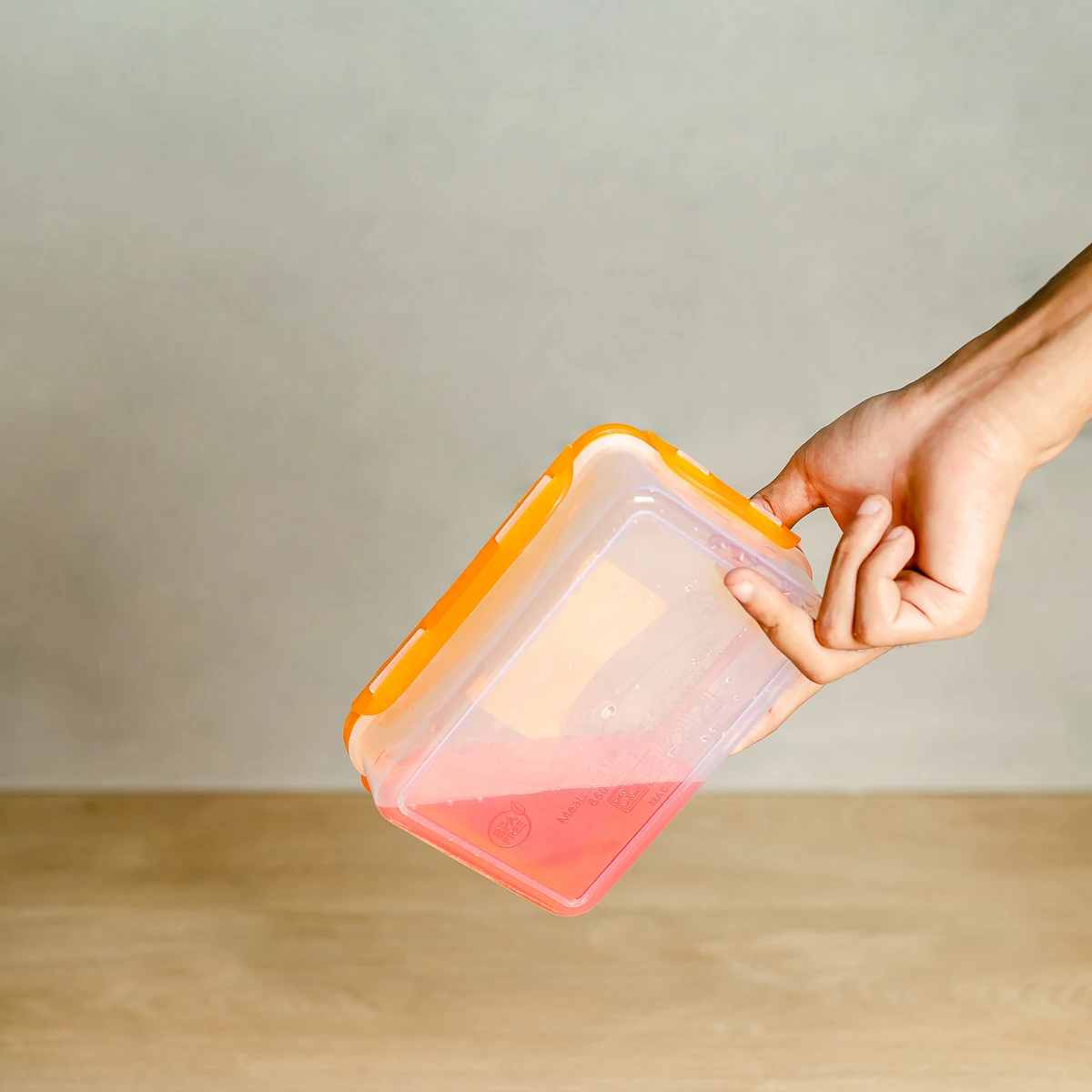 BPA Free Transparent Clear Rectangular Plastic Food Containers Air Tight with Lid  Cafe Food Keeper Mini (150ml)