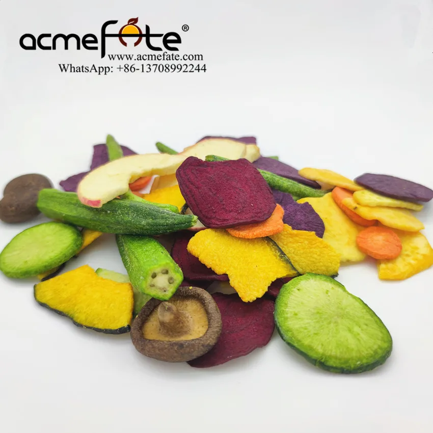 Assorted fruit & vegetable snacks mixed dried vegetables snacks food