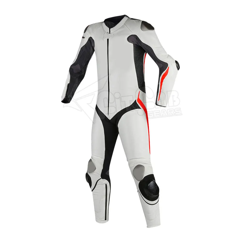 Solid Color New Arrival Latest Style Motorbike Suit OEM Services Lightweight Motorbike Leather Suits