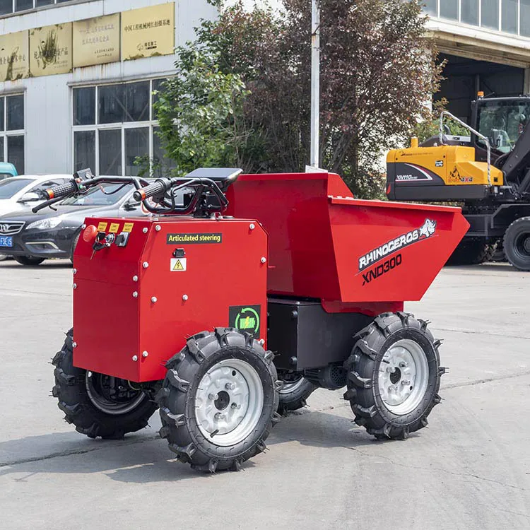 Rhinoceros XND300 Mini Transporter For Agriculture Mini Rubber Tracks Crawler Transporter Mini Dumper Transporter new used