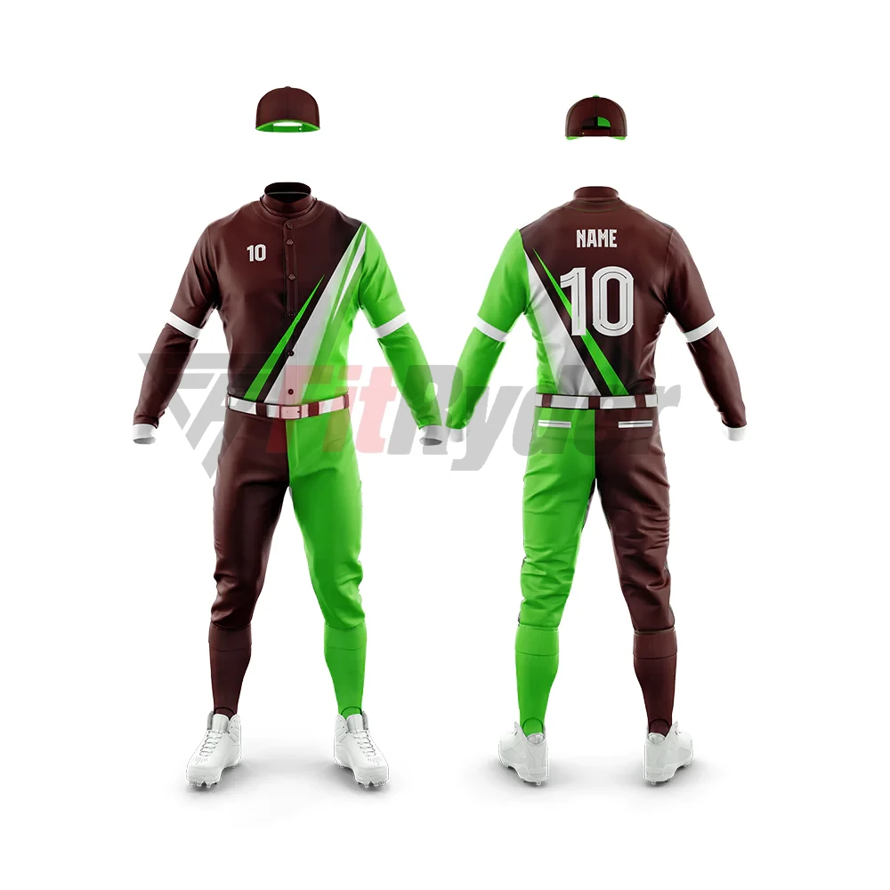 Baseball uniform Latest Sports Wear Custom Baseball Uniforms custom Sublimation printing Baseball Jersey and Pant Sets OEM