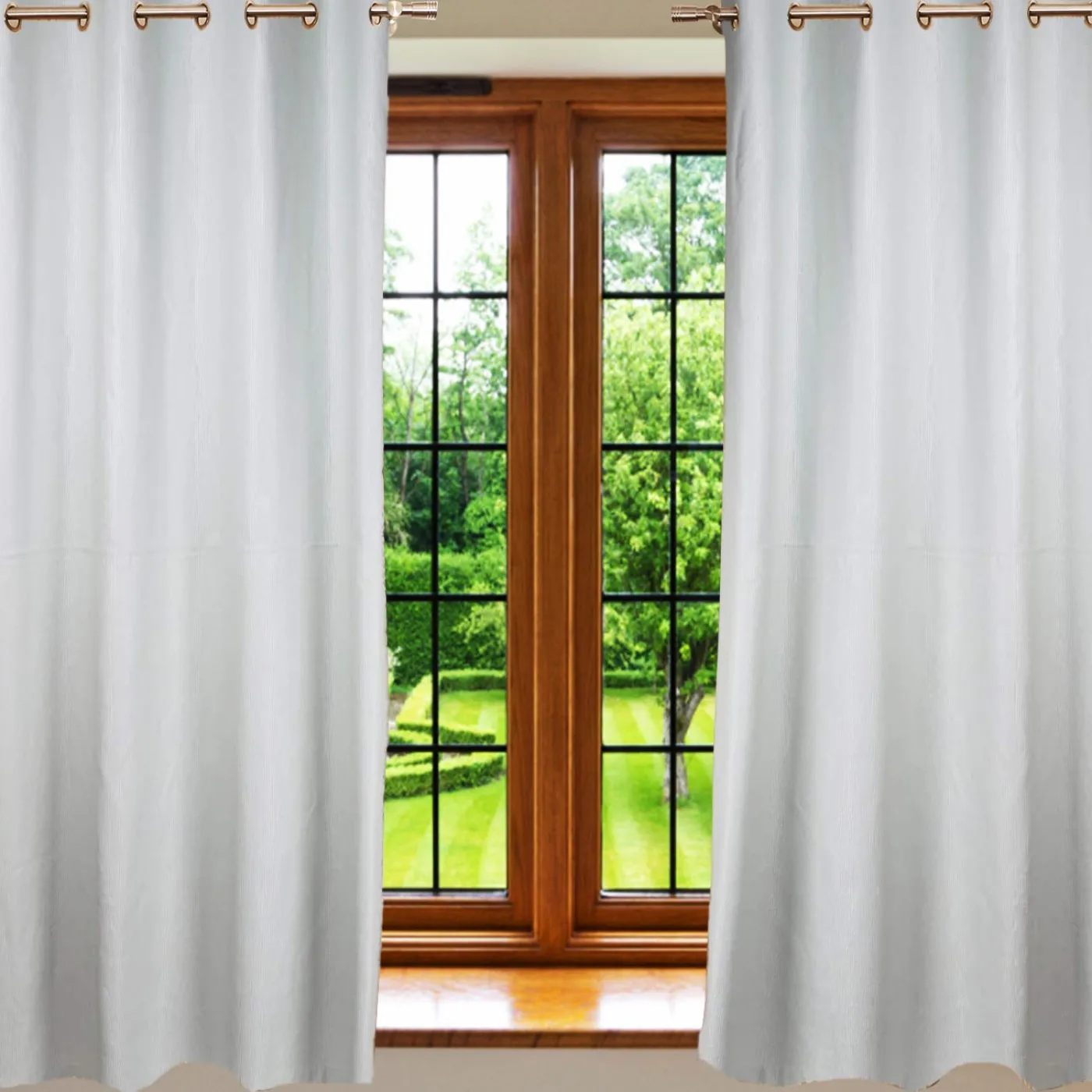 100% cotton Home Decor Luxurious Drape Faux Linen Curtains For Bedroom