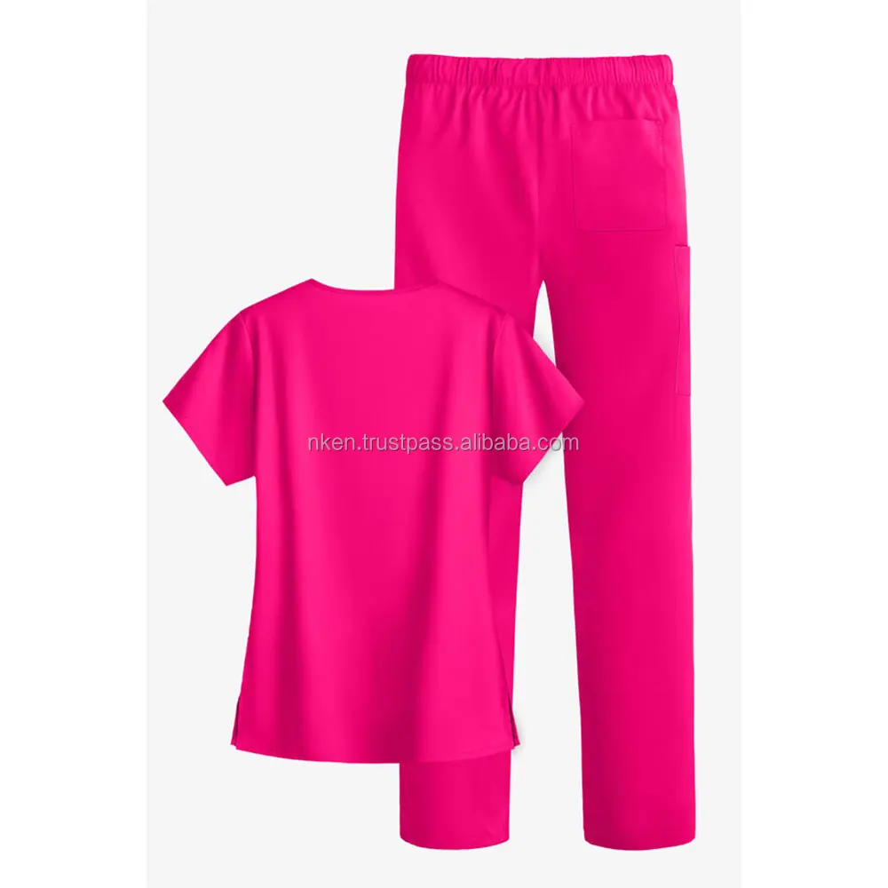 Hospital Doctor Clothing Suits Elasticity Clinic Nurse Workwear Uniform Wholesale Women Medical Uniform Sets