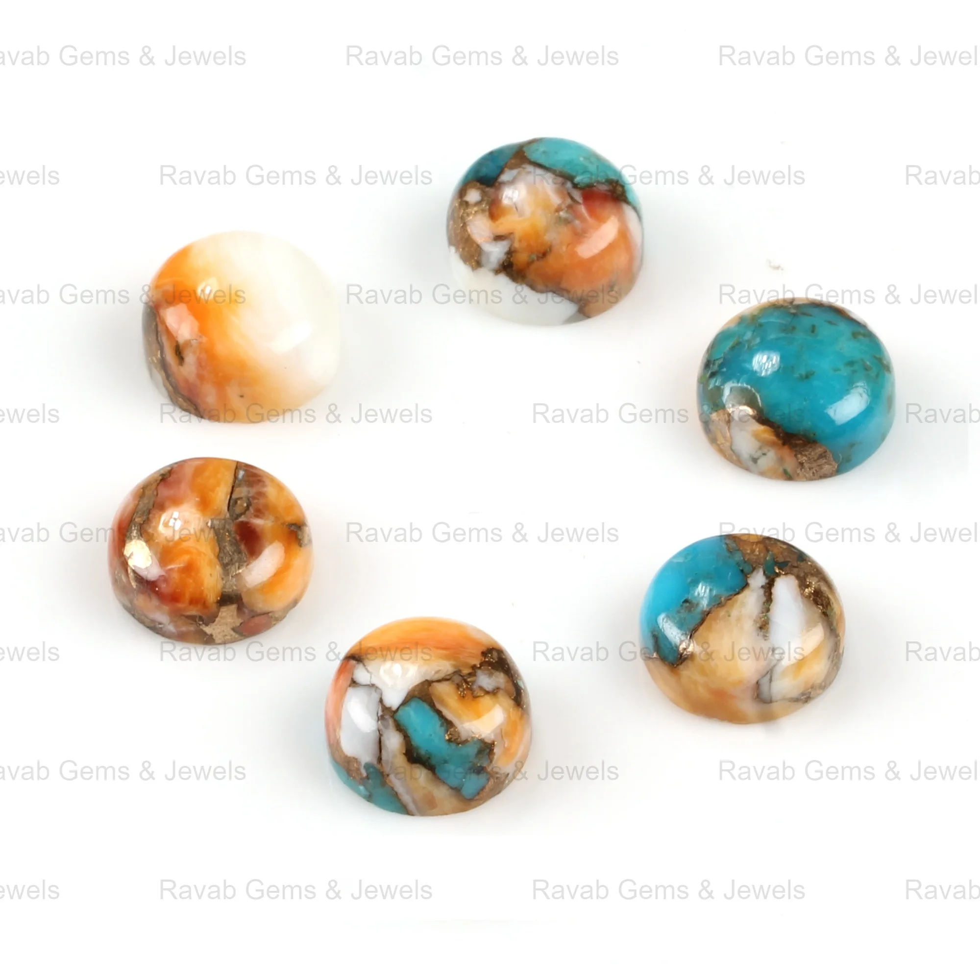 14 мм Гладкий колючий устричный медный Бирюзовый Кабошон натуральный калиброванный свободный драгоценный камень для изготовления ювелирных изделий