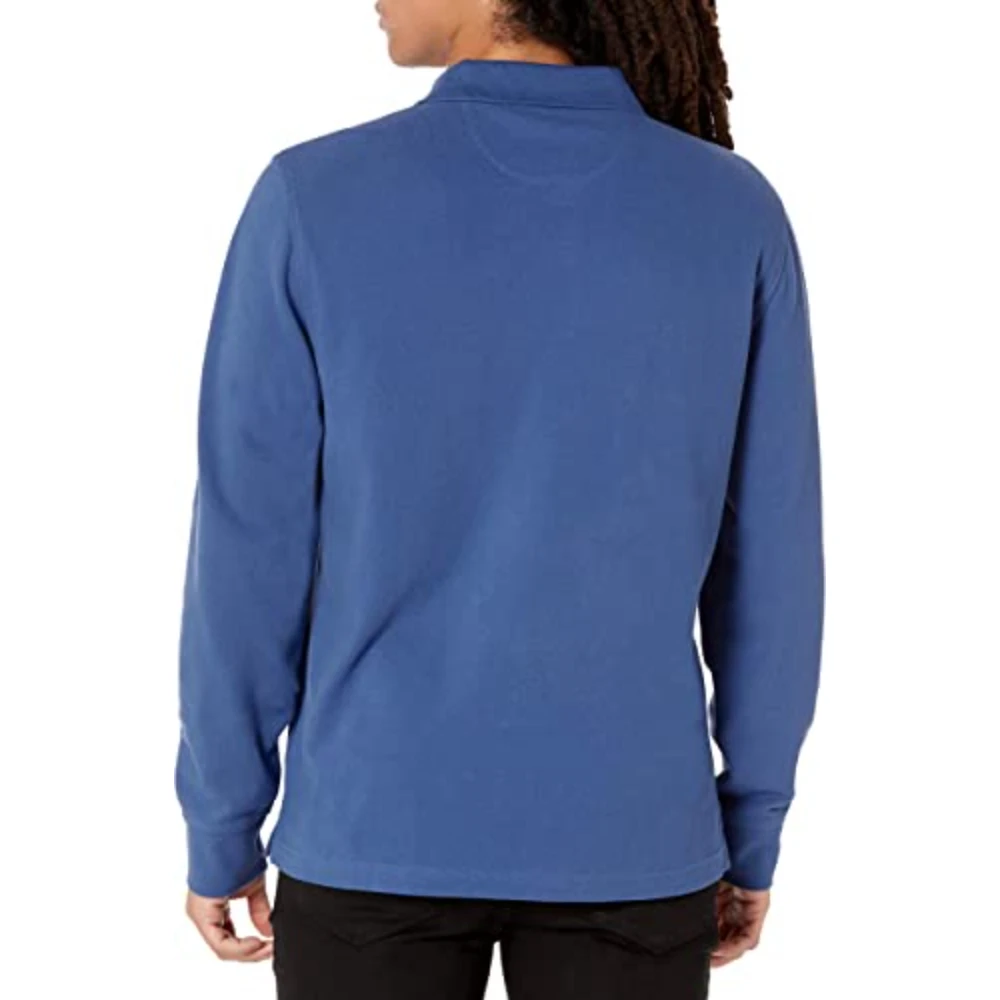OEM ODM Customized Men Long Sleeve Polo t Shirt Latest Design Polo Shirt Full Sleeve With Collar