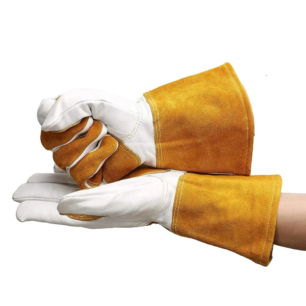 Top Quality Tig Welding Gloves / Goatskin Welding Gloves / Best Goat Leather Welding -Gloves