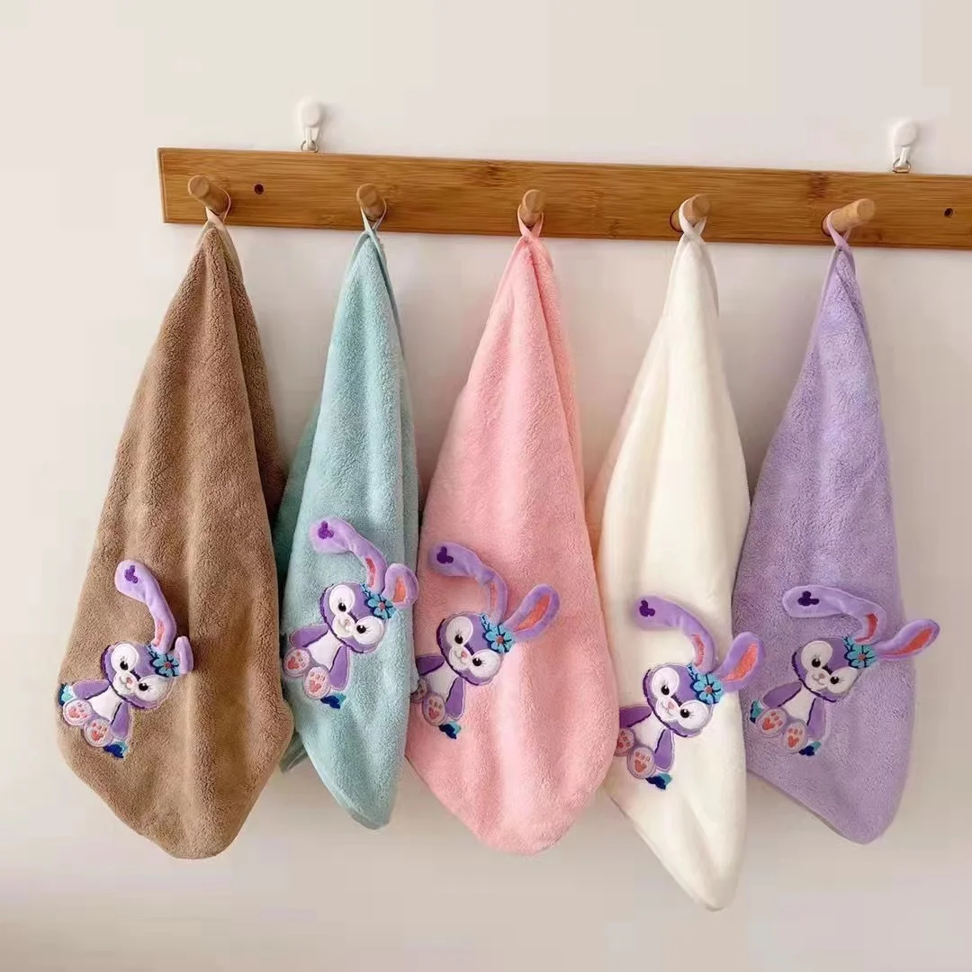 Wholesale coral fleece Star delu towel bath towel 3D three-dimensional embroidery piping border cute adult baby universal
