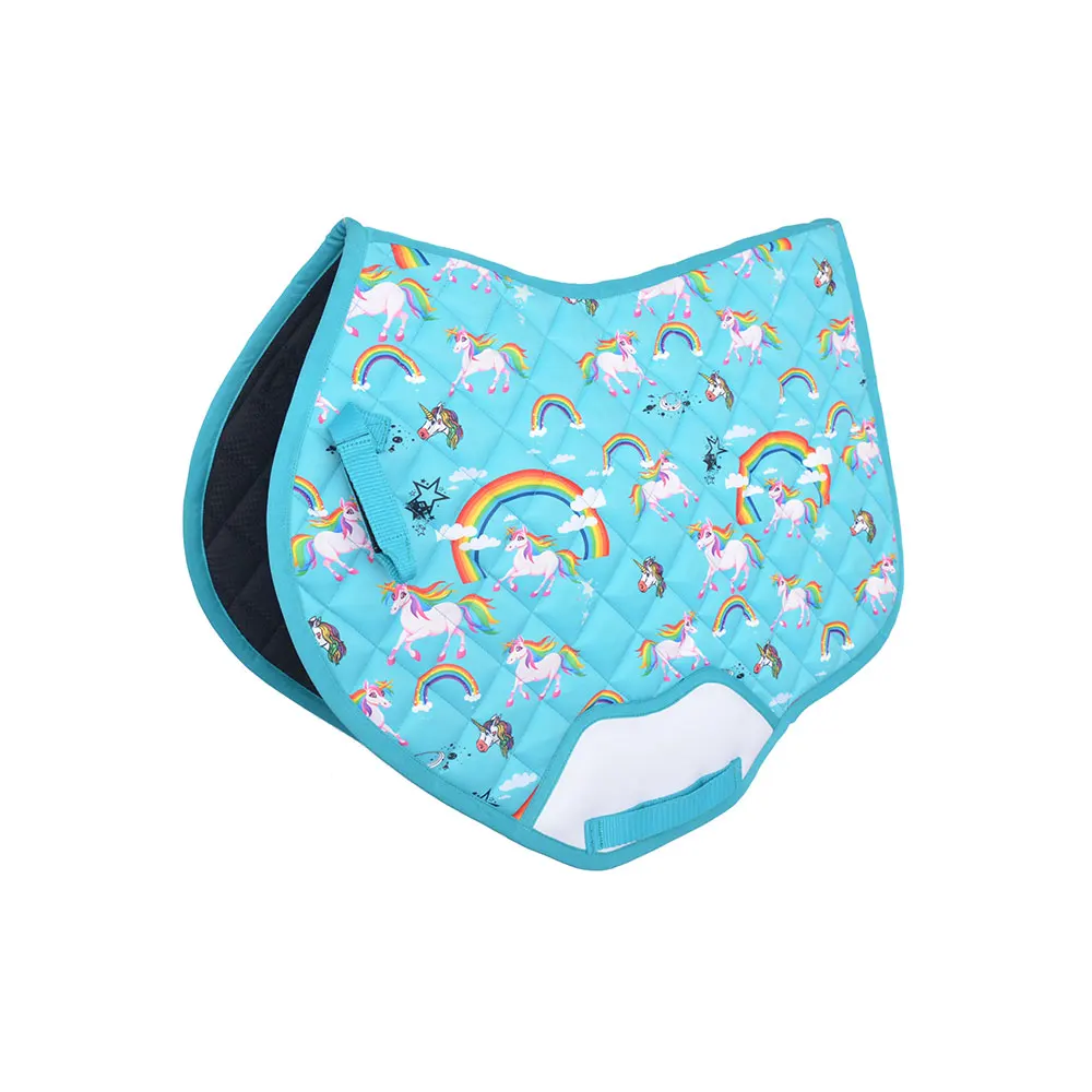 High Quality Horse Riding Equestrian All Purpose Saddle Pad Dressage Cotton Horse Saddle Pad