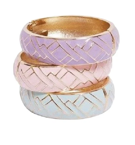Vintage Brass made glass bangles in custom colors Available  suitable for jewelry stores