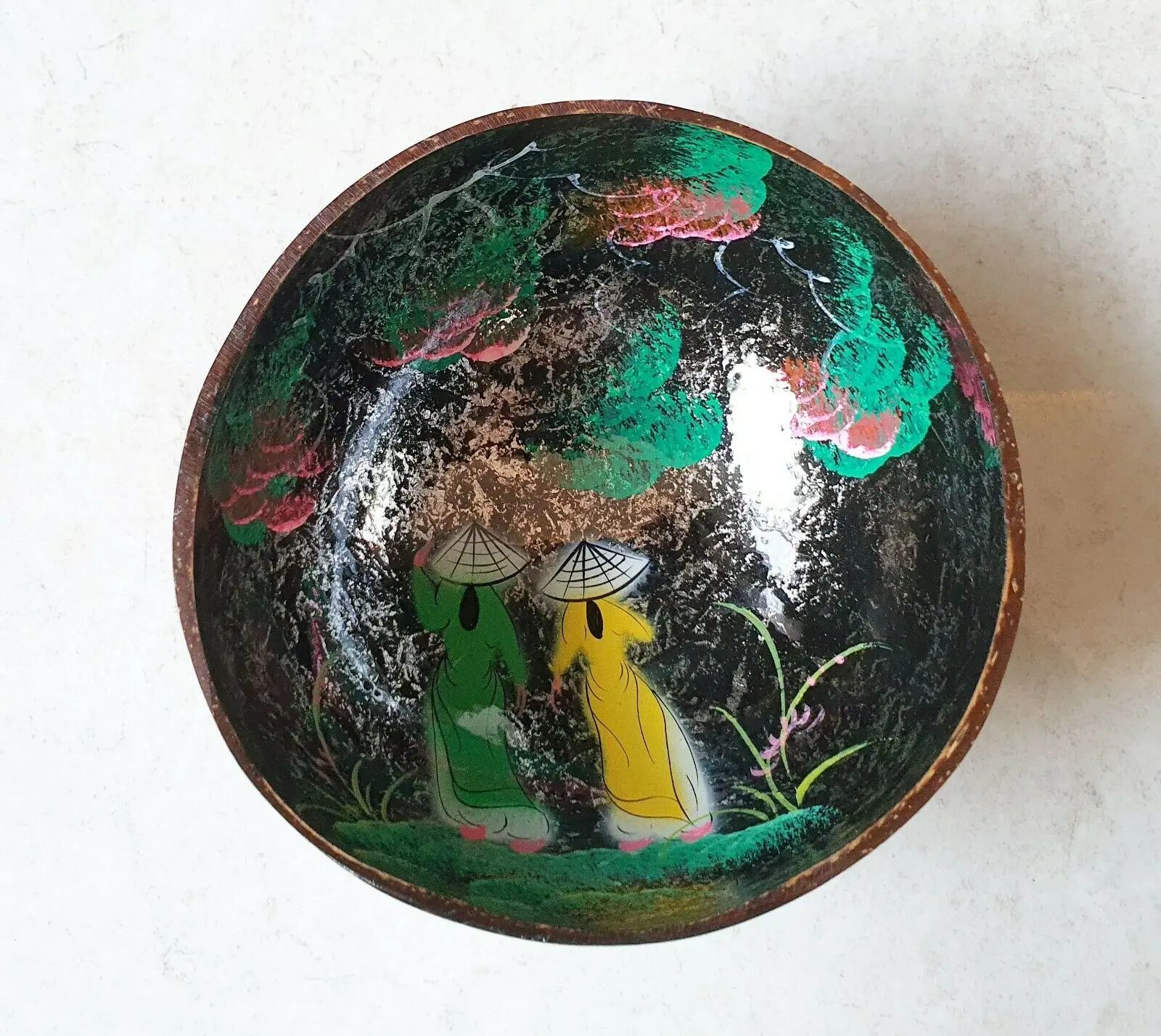 Ручная работа, лак, чаша из кокосовой скорлупы, декоративные чаши, большое количество, индивидуальная Настройка, принимается Премиум, лучший продавец