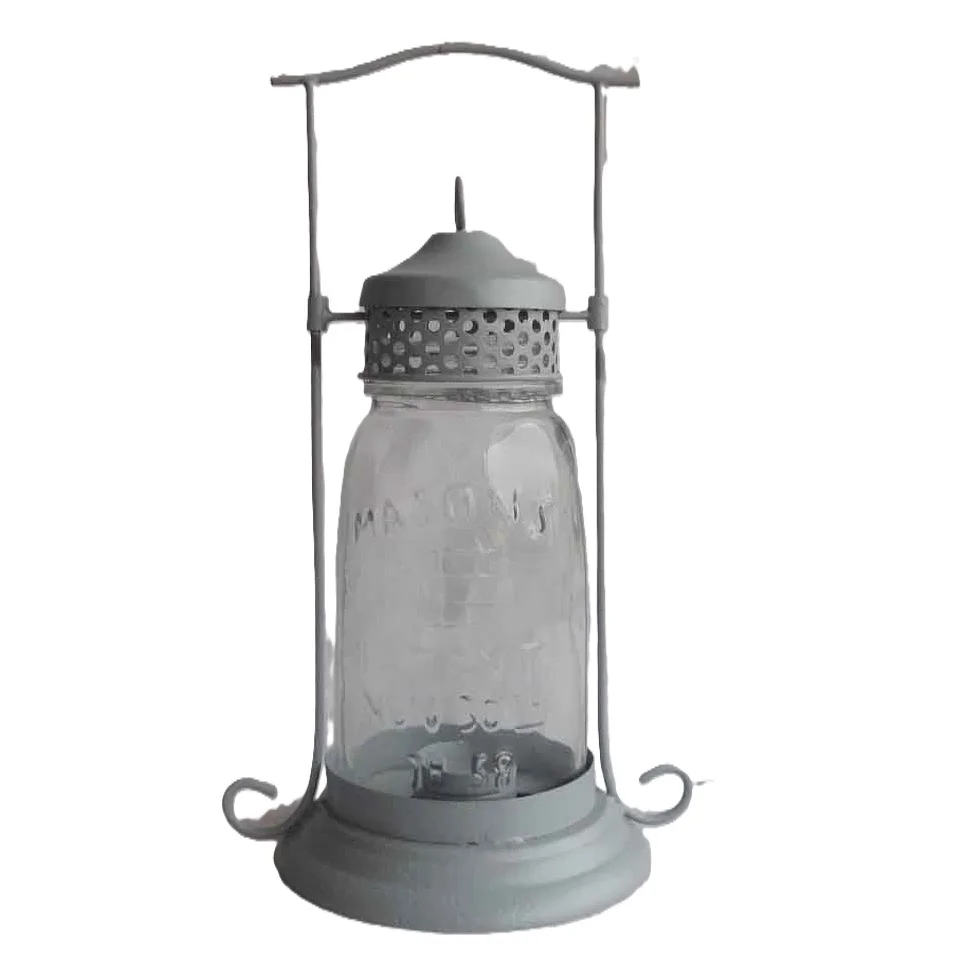 Wholesale  Eid Gift  Lantern Glass And  Iron Candlelight Moroccan Lanterns Decorative Ramadan Lanterns Indian Supplier
