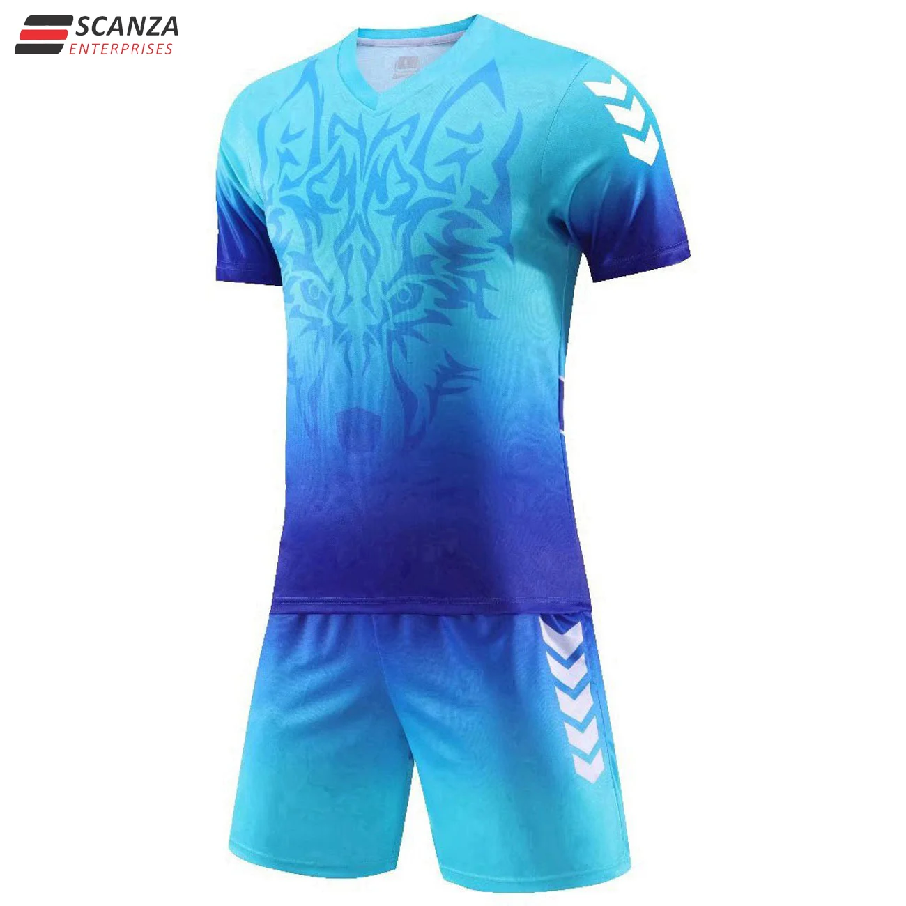 Customize Logo Printed Manufacture slim fit football jersey shirts wholesale sublimation full set soccer uniform Low Price