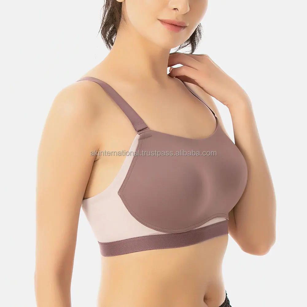 High Quality Wholesale Smart Wireless Colorful Lightweight Nude Sport Yoga Bra Customized and Wholesale