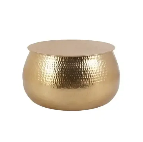Modern Style Gold Hammered Table Unique Design Handmade Fancy Center Table Home Classic Stylish Center Table
