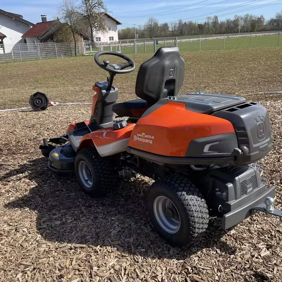 Hot Sale Husqvarnna R 316TsX Rider Manual 125cc 2-Stroke Industrial Grade Reel Mower for Professional Lawn Cutting
