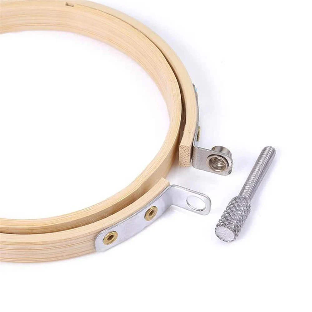 Ring Embroidery Hoops Mini Wooden Cross Stitch Hoop Mini Round Wood Hoops For Frame Craft And Hanging