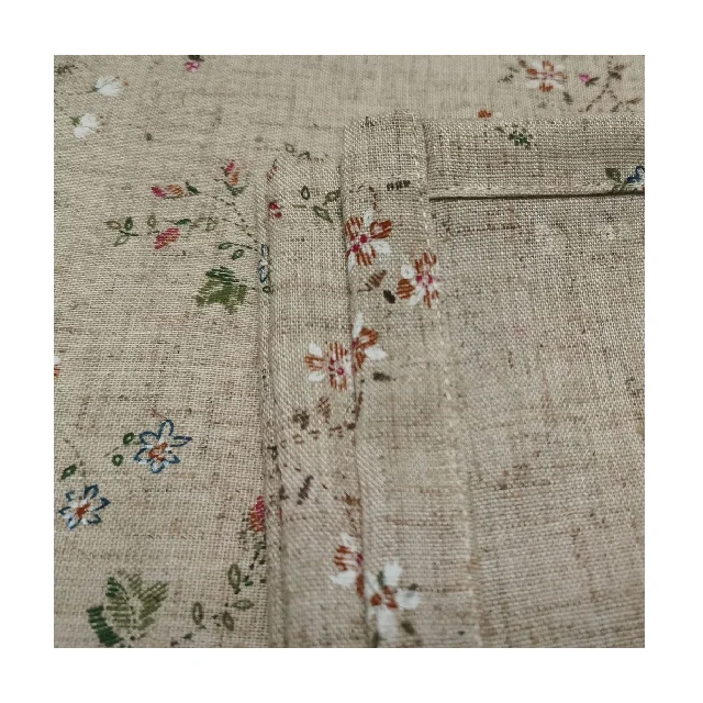 High Quality Customized 100% Pure Cotton Polyester Fabric Table Cover Available Made On Demand For Sale