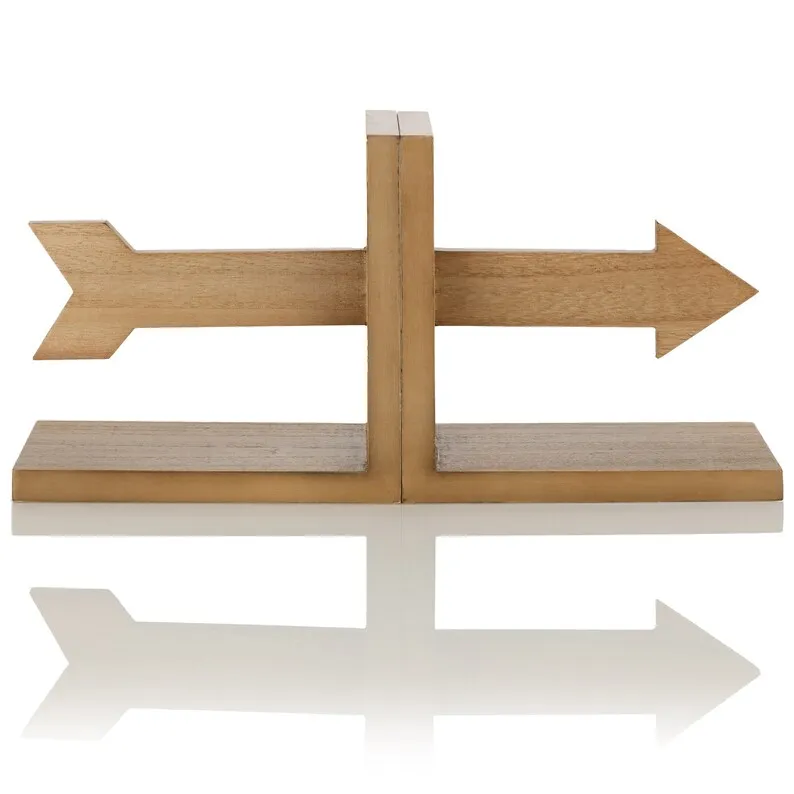 Пики Книга заканчивается лесной детская Декор деревянная стрела частей (по обеим сторонам) подставка для