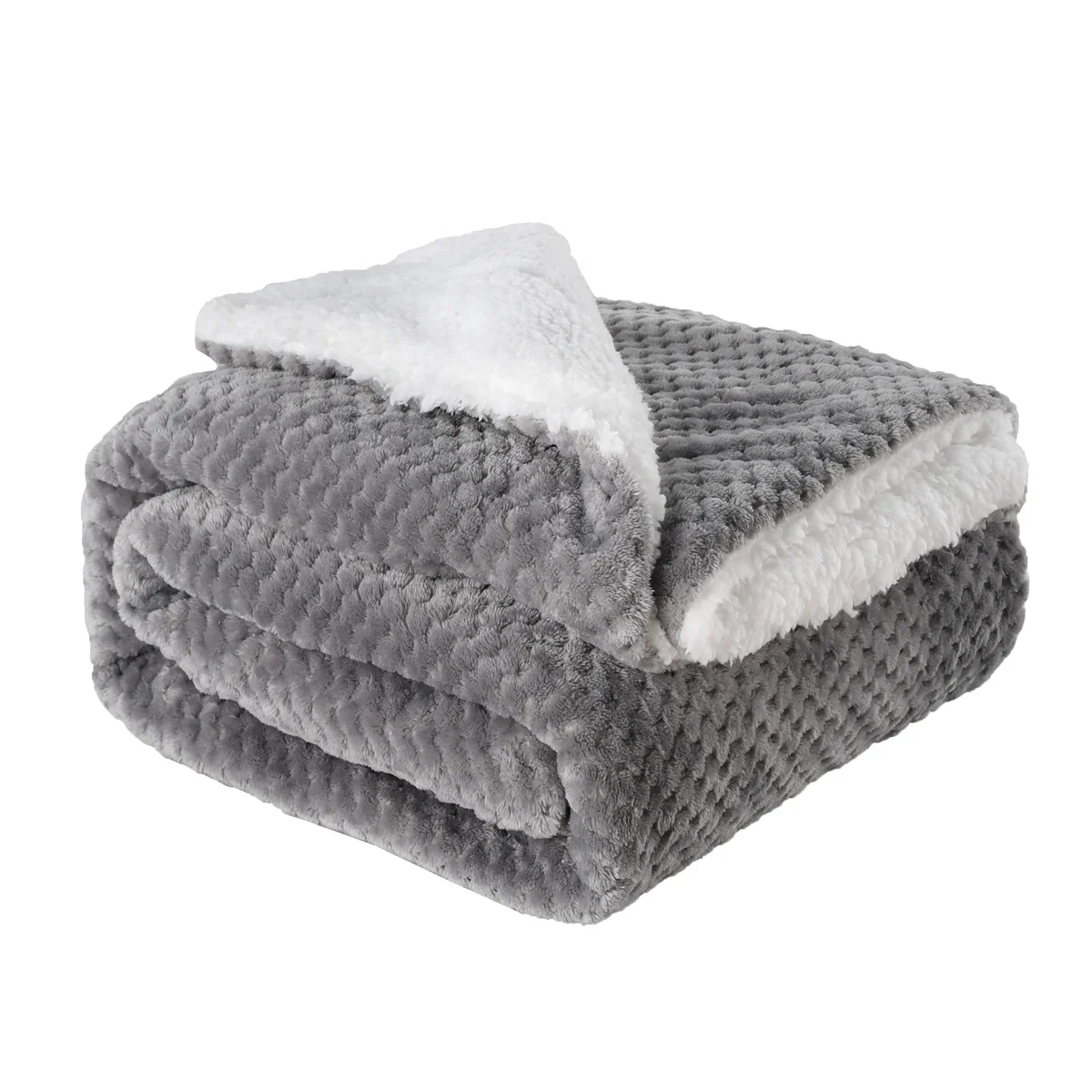 100% polyester high quality sheep fleece warm blanket