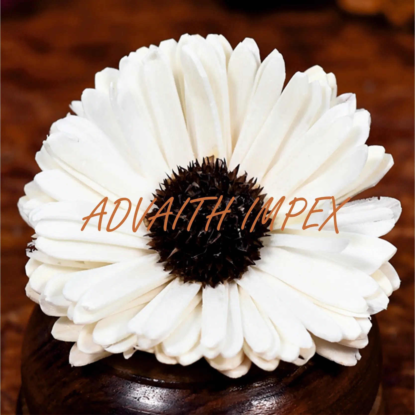 Handmade Sola Wood Flower Decorative Fragrance Diffuser Artificial Rose Flowers Cotton Wire Wick Unique Home Decorative Plants