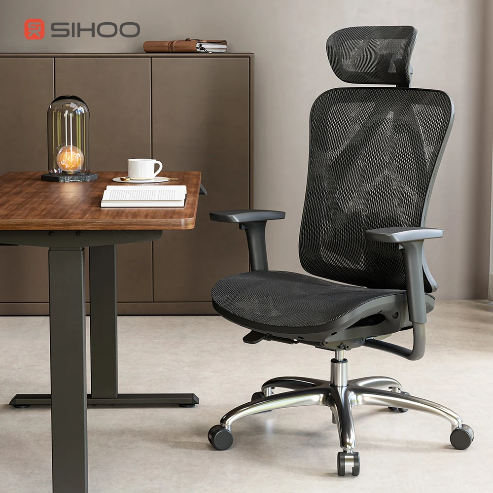 (SIHOO M57C )Home Mesh Ergonomic stair lift Chair With Foot Rest